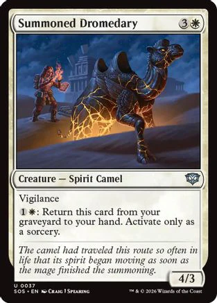 Summoned Dromedary  [Secrets of Strixhaven] Foil