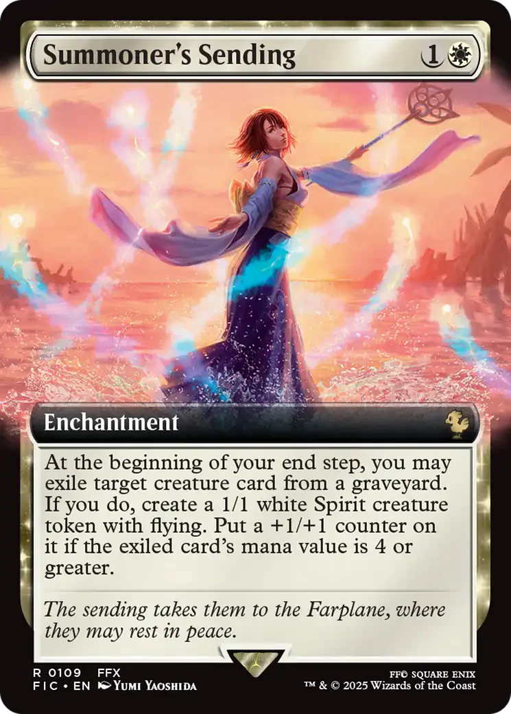 Summoner's Sending (Extended Art) [FINAL FANTASY Commander] Foil