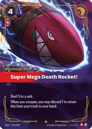 Super Mega Death Rocket! (252/298) - Riftbound - [Origins] Foil