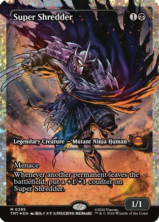 Super Shredder (Showcase) (Fracture Foil)  [Teenage Mutant Ninja Turtles] Foil