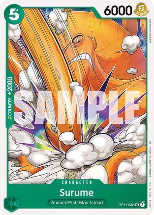 Surume (OP11-032) - [A Fist of Divine Speed]
