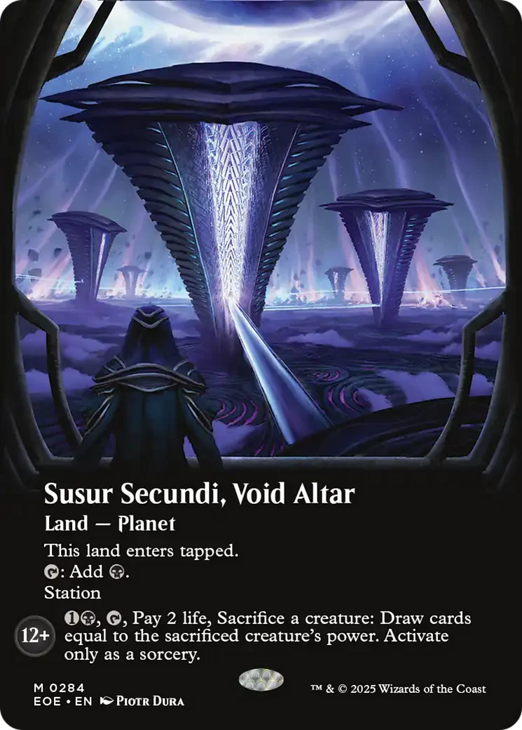 Susur Secundi, Void Altar (Borderless) [Edge of Eternities] Foil