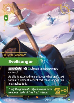 Svellsongur (059/221) - Riftbound - [Spiritforged] Foil