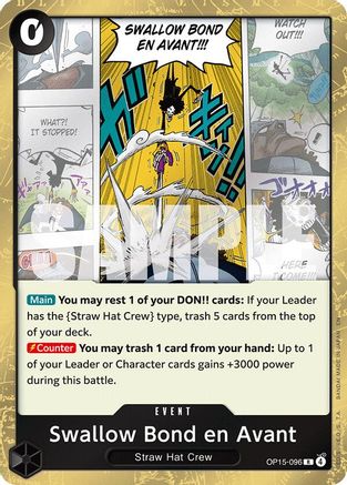 Swallow Bond en Avant (OP15-096) - [Adventure on Kami's Island] Foil
