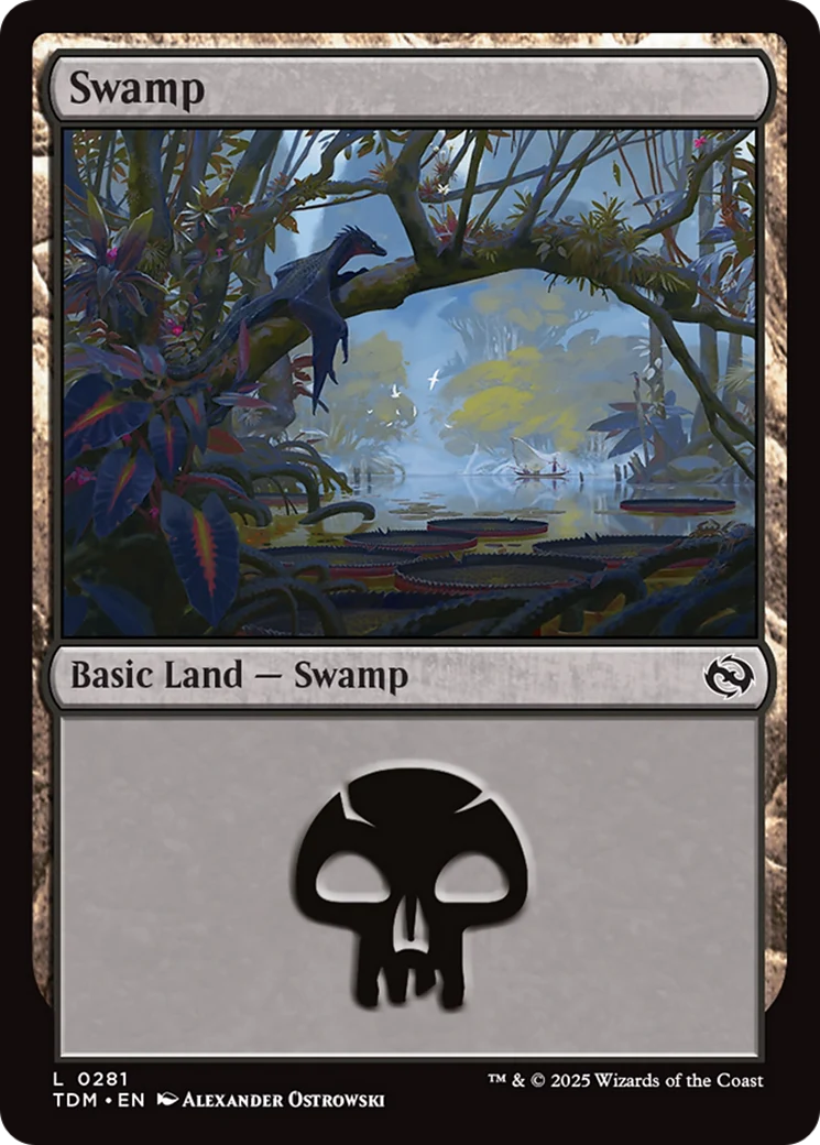 Swamp (0281) [Tarkir: Dragonstorm] Foil