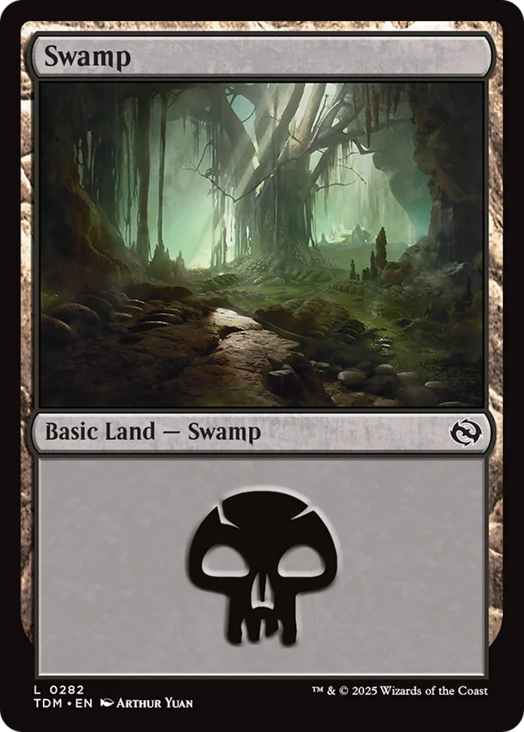 Swamp (0282) [Tarkir: Dragonstorm] Foil