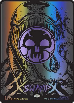 Swamp (1952) (Raised Foil)  [Secret Lair Drop Series] Foil