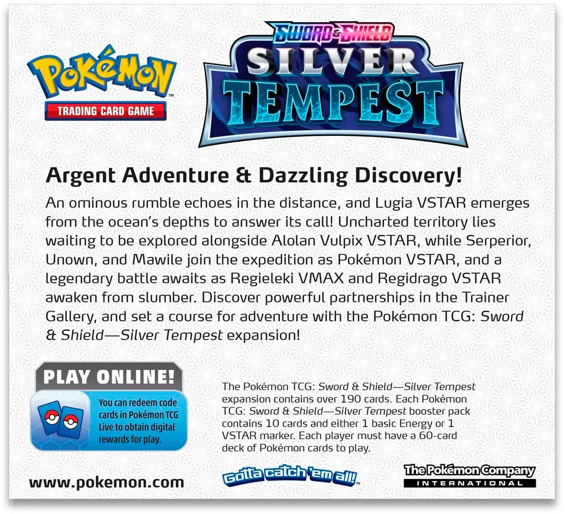Sword & Shield: Silver Tempest - Booster Box - Image 2