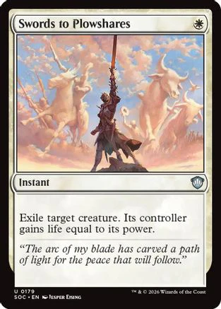 Swords to Plowshares  [Commander: Secrets of Strixhaven]
