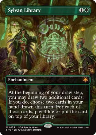 Sylvan Library (Borderless)  [Special Guests] Foil