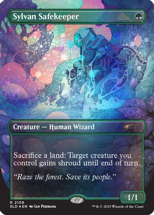 Sylvan Safekeeper (Galaxy Foil)  [Secret Lair Drop Series] Foil