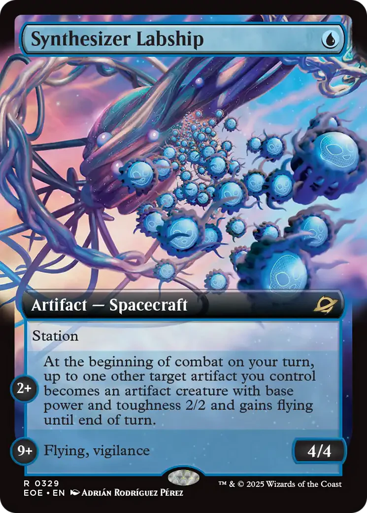 Synthesizer Labship (Extended Art) [Edge of Eternities] Foil