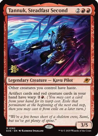 Tannuk, Steadfast Second  [Prerelease Cards] Foil
