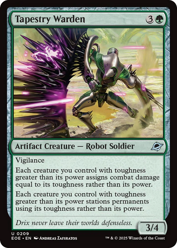 Tapestry Warden [Edge of Eternities] Foil