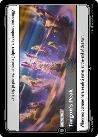 Targon's Peak (289/298) - Riftbound - [Origins] Foil