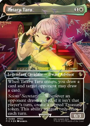 Tataru Taru (Borderless) (Chocobo Track Foil)  [Commander: FINAL FANTASY] Foil