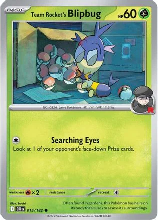 Team Rocket's Blipbug (015/182) [Scarlet & Violet: Destined Rivals] Reverse Holofoil