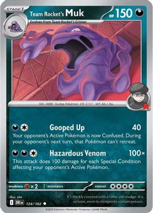 Team Rocket's Muk (124/182) [Scarlet & Violet: Destined Rivals] Reverse Holofoil
