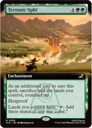 Tectonic Split (Extended Art)  [Avatar: The Last Airbender: Eternal-Legal] Foil