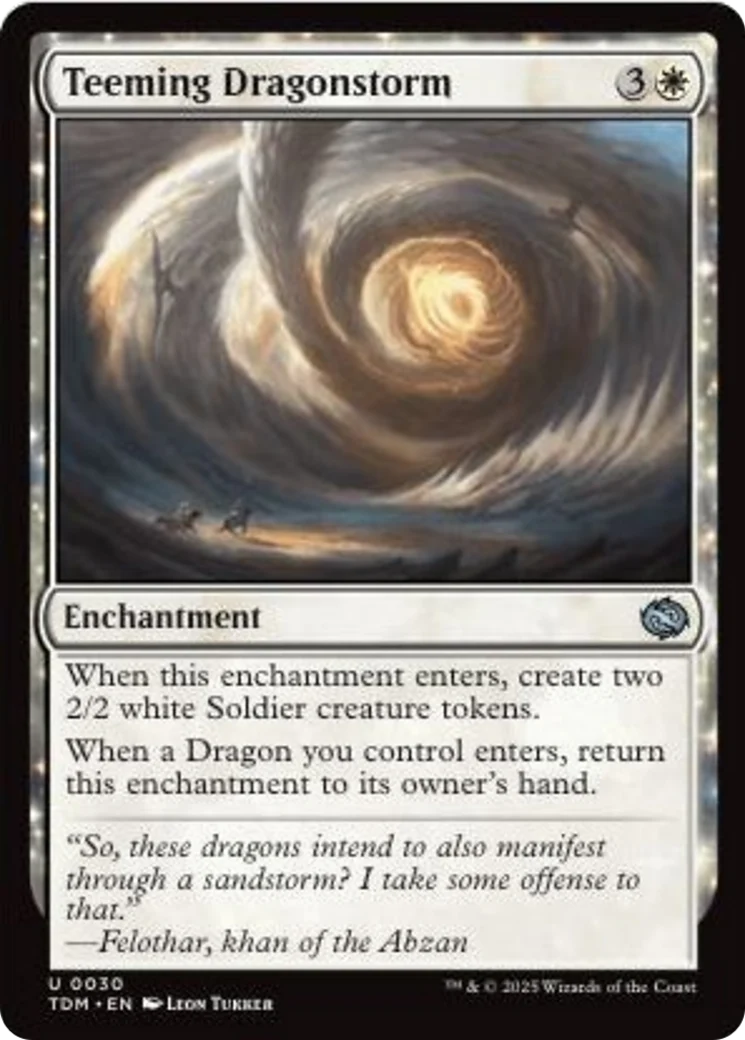 Teeming Dragonstorm [Tarkir: Dragonstorm] Foil