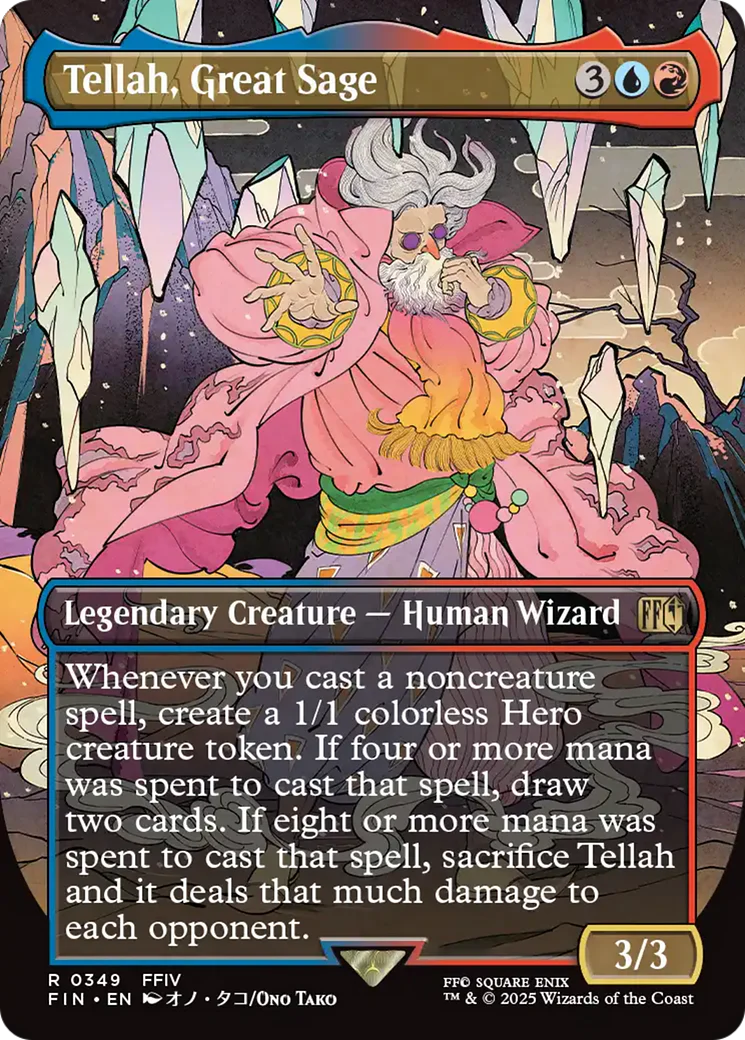 Tellah, Great Sage (Borderless) [FINAL FANTASY] Foil