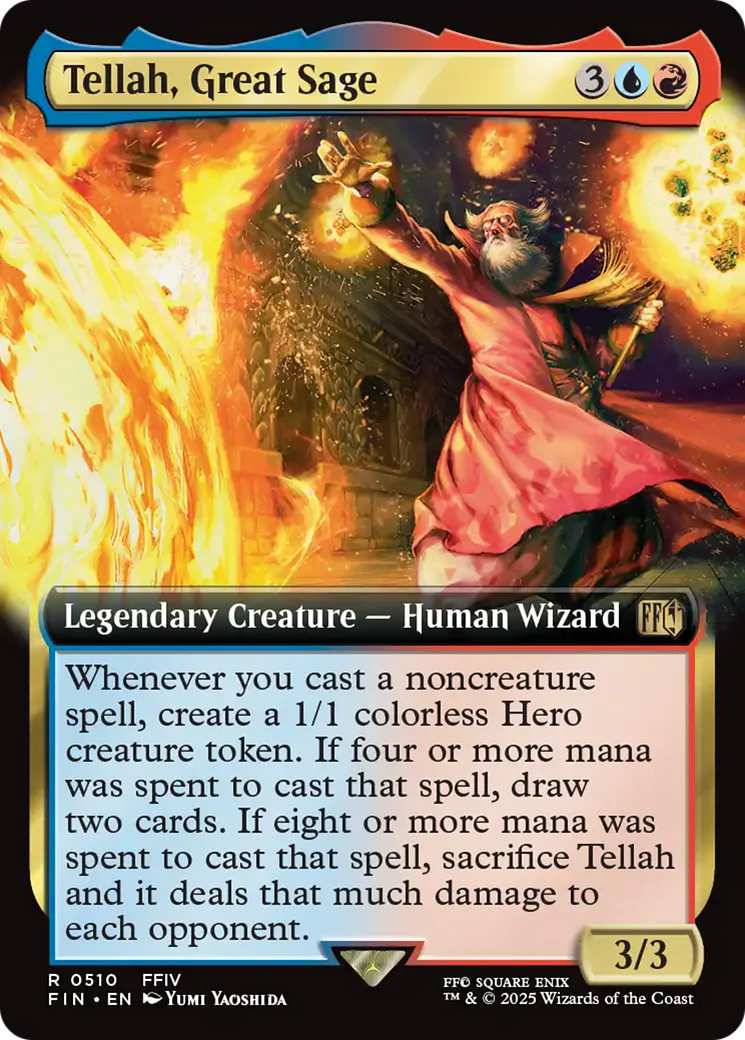 Tellah, Great Sage (Extended Art) [FINAL FANTASY] Foil - Image 2