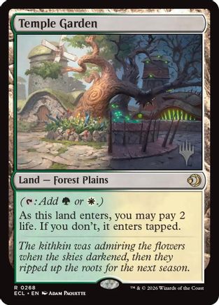 Temple Garden  [Promo Pack: Lorwyn Eclipsed] Foil