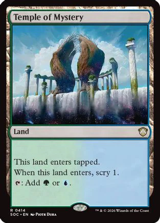 Temple of Mystery  [Commander: Secrets of Strixhaven]