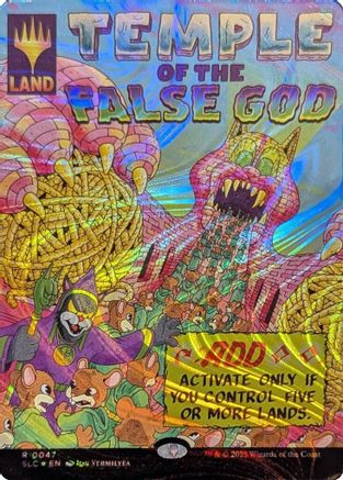 Temple of the False God (Halo Foil)  [Secret Lair Countdown Kit] Foil