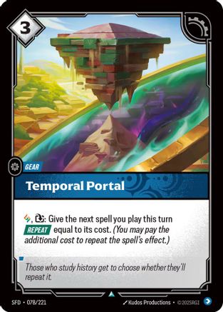 Temporal Portal (078/221) - Riftbound - [Spiritforged]
