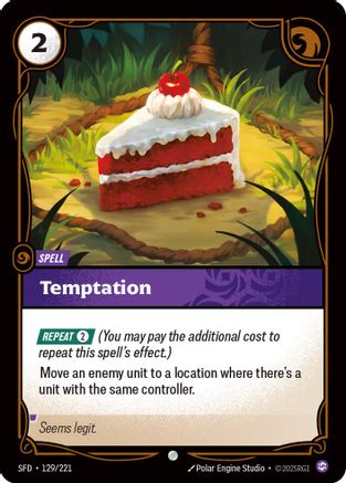 Temptation (129/221) - Riftbound - [Spiritforged]