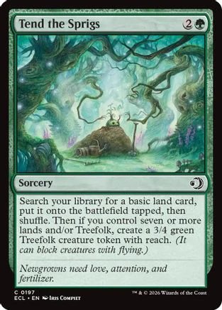 Tend the Sprigs  [Lorwyn Eclipsed] Foil