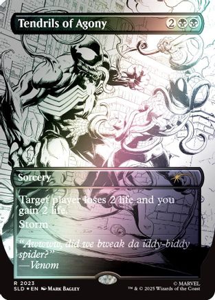 Tendrils of Agony (2023) (Rainbow Foil)  [Secret Lair Drop Series] Foil
