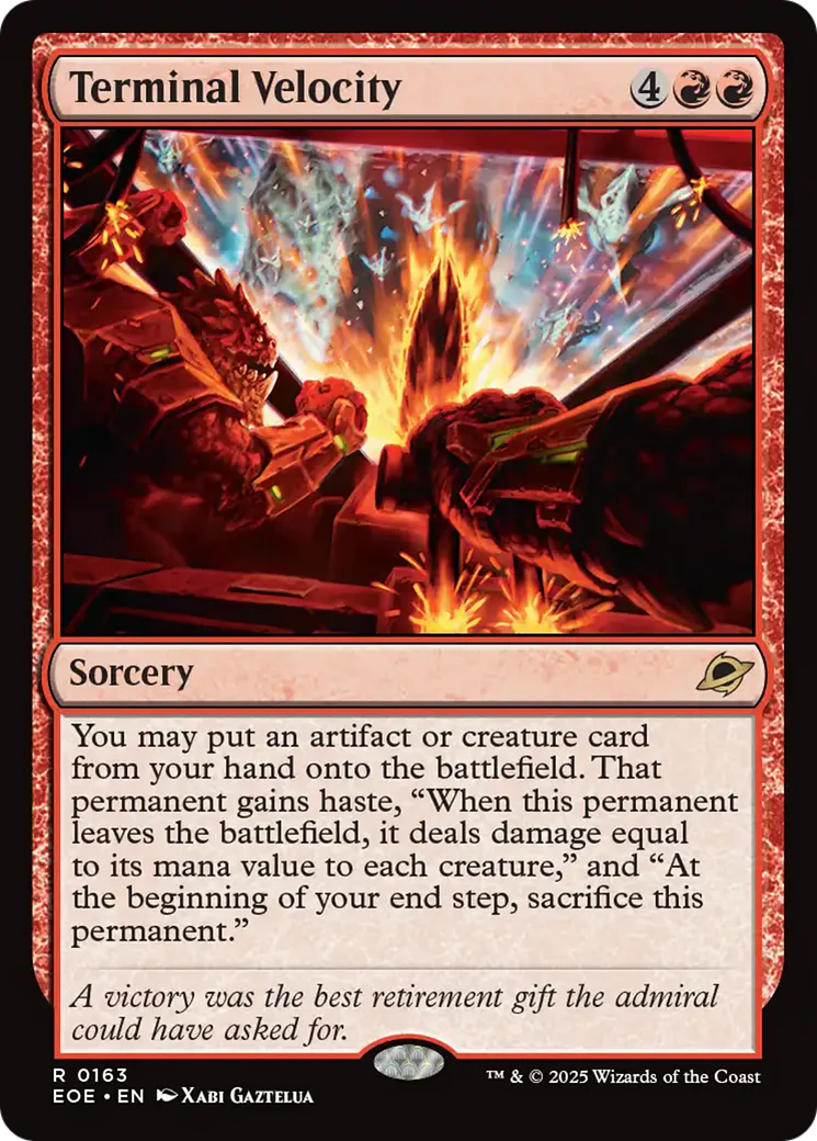 Terminal Velocity [Edge of Eternities] Foil