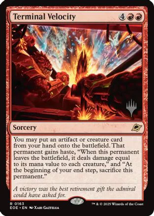 Terminal Velocity  [Promo Pack: Edge of Eternities] Foil