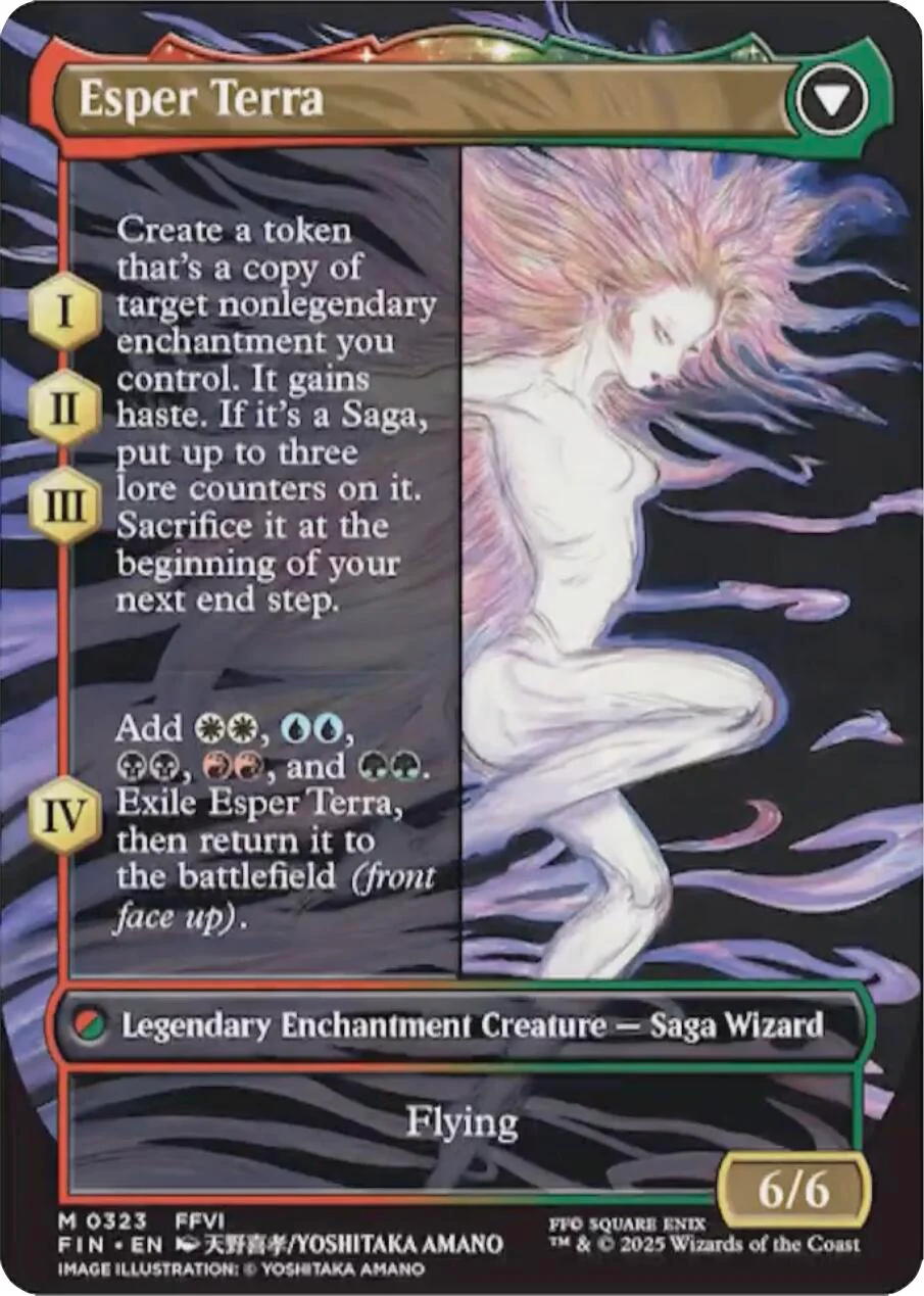 Terra, Magical Adept // Esper Terra (Borderless) [FINAL FANTASY] Foil - Image 2