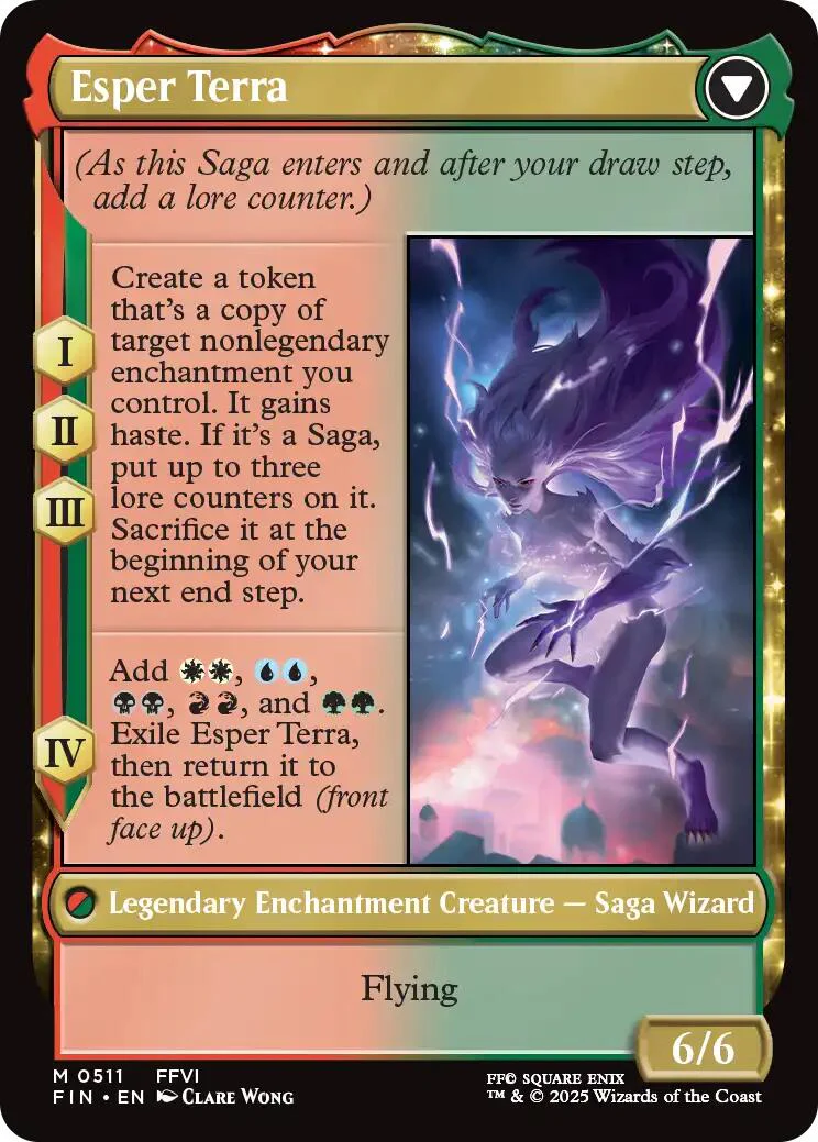 Terra, Magical Adept // Esper Terra (Extended Art) [FINAL FANTASY] Foil - Image 2