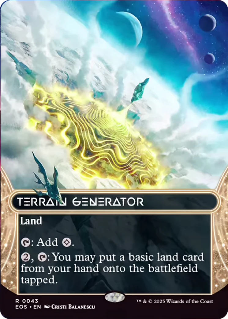 Terrain Generator (0043) (Borderless) [Edge of Eternities: Stellar Sights] Foil