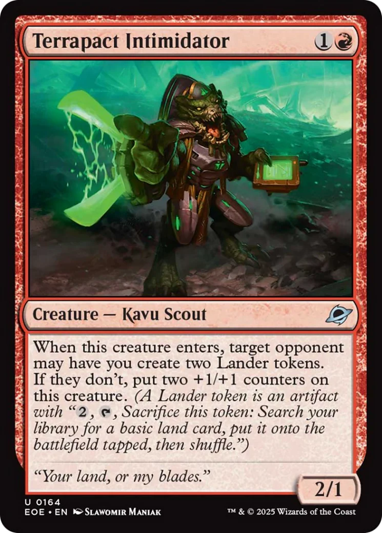 Terrapact Intimidator [Edge of Eternities] Foil