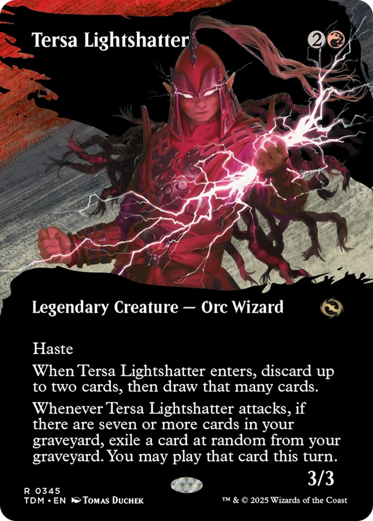 Tersa Lightshatter (Borderless) [Tarkir: Dragonstorm] Foil