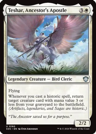 Teshar, Ancestor's Apostle  [Commander: Secrets of Strixhaven]