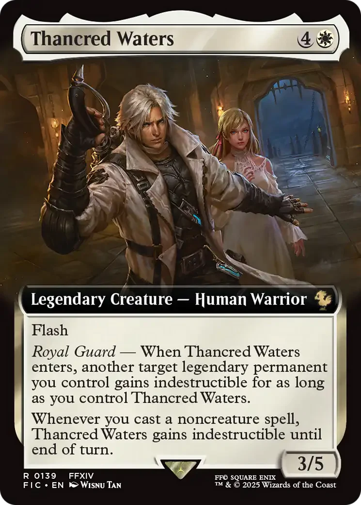 Thancred Waters (Extended Art) [FINAL FANTASY Commander] Foil