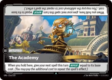 The Academy (216/219) - Riftbound - [Unleashed] Foil