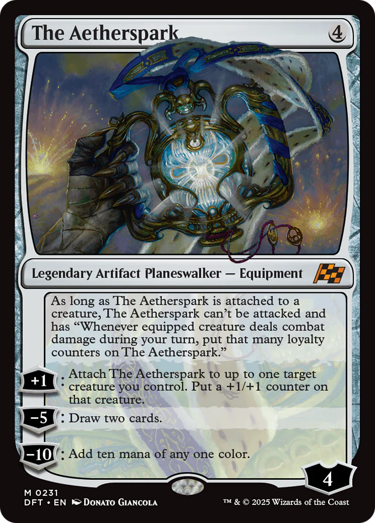 The Aetherspark [Aetherdrift] Foil