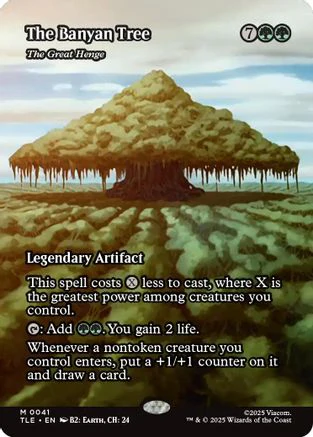 The Banyan Tree - The Great Henge (Borderless)  [Avatar: The Last Airbender: Eternal-Legal] Foil