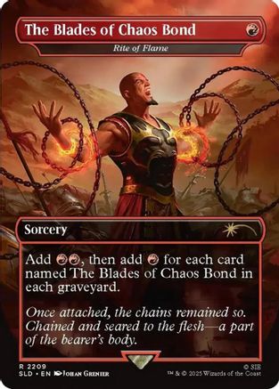 The Blades of Chaos Bond - Rite of Flame  [Secret Lair Drop Series] Foil