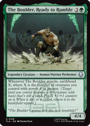 The Boulder, Ready to Rumble  [Avatar: The Last Airbender] Foil