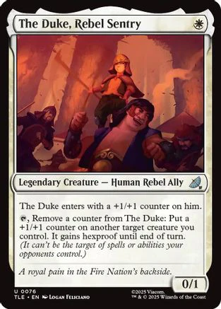 The Duke, Rebel Sentry  [Avatar: The Last Airbender: Eternal-Legal] Foil