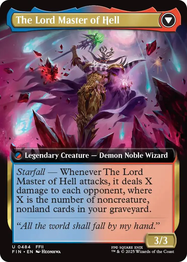 The Emperor of Palamecia // The Lord Master of Hell (Extended Art) [FINAL FANTASY] Foil - Image 2