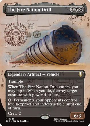 The Fire Nation Drill (Borderless)  [Avatar: The Last Airbender]